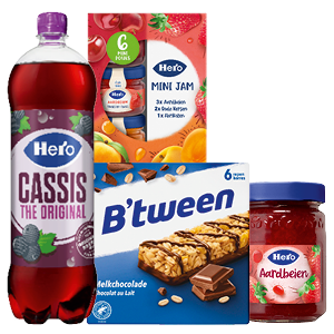Hero, B'tween en Hero Cassis