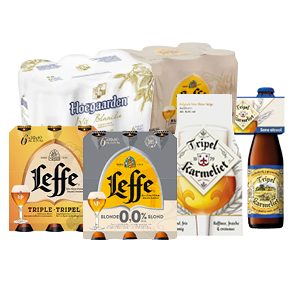 Leffe, Hoegaarden of Tripel Karmeliet