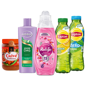 Calvé, Robijn, Andrélon of Lipton