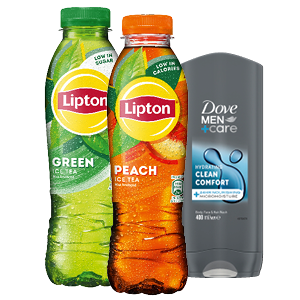 Calvé, Lipton, of Dove