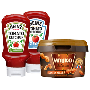 Wijko satésaus of Heinz sauzen