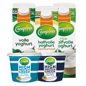 Campina kwark of yoghurt