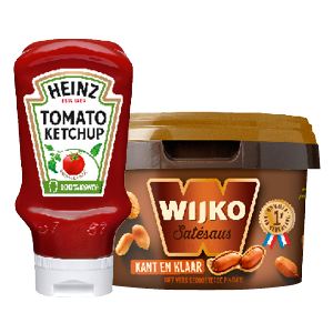 Wijko satésaus of Heinz sauzen