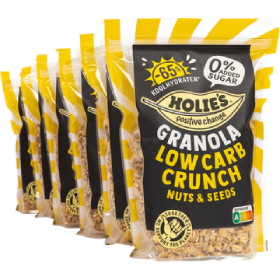 Holie's Granola Protein Nuts, Low Carb Crunch en Muesli Chocolate