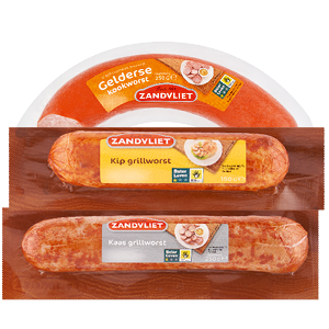 Zandvliet grillworst of gekookte Gelderse worst