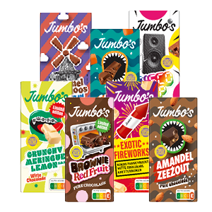 Alle Jumbo's chocoladerepen