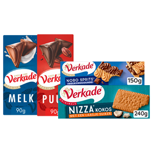 Alle Verkade koek of chocolade