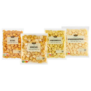 Jumbo minikriel, partjes, opbakaardappel of roast potato