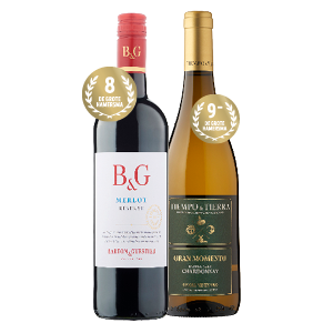 Tiempo & Tierra Gran Momento Chardonnay of Barton & Guestier Merlot