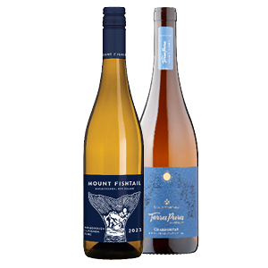 Mount Fishtail Sauvignon Balnc of Terra Pura Single Vineyard Chardonnay