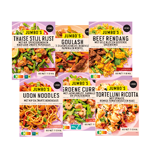 Alle Jumbo's vriesverse maaltijden