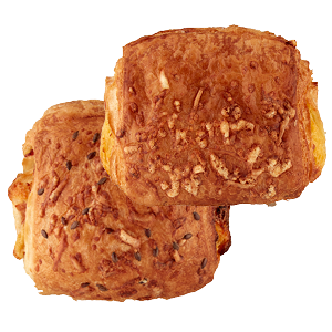 Kaas- of ham kaascroissant