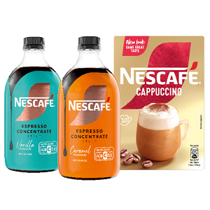 Nescafé Espresso concentrate, ijskoffie of oploskoffie
