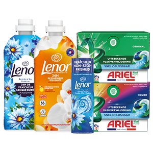 Alle Lenor of Ariel pods