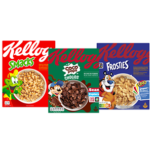 Alle Kellogg's ontbijtgranen