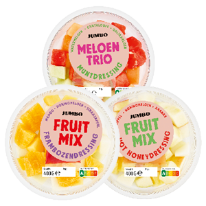 Fruitmixen met dressing
