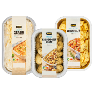 Jumbo ovenaardappelen of aardappelgratin