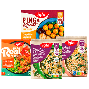Alle Iglo maaltijden