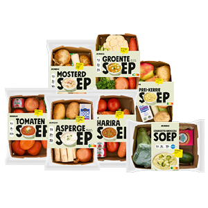 Alle verspakketten voor soep