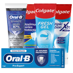 Alle Colgate of Oral-B