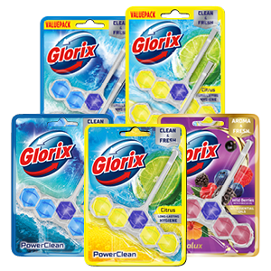 Alle Glorix toiletblokken