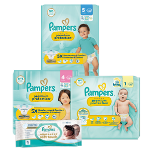 Pampers luiers, broekjes of doekjes