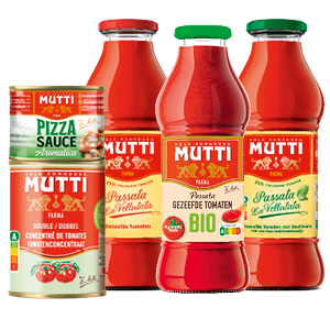 Alle Mutti tomatenpuree, passata of pizzasaus