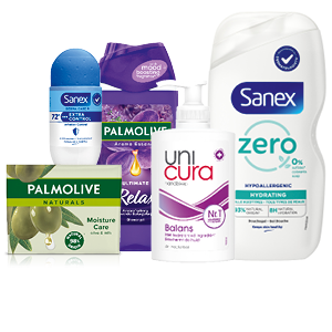 Alle Sanex, Palmolive of Unicura