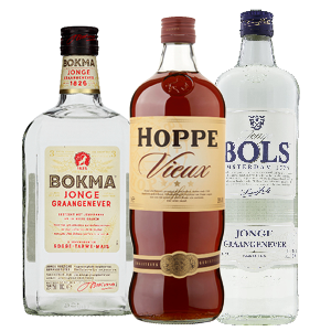 Bols Jonge Graanjenever, Bokma Jonge Jenever of Hoppe Vieux