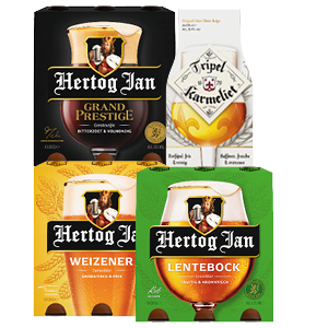 Speciaalbieren van Hertog Jan of Tripel Karmeliet