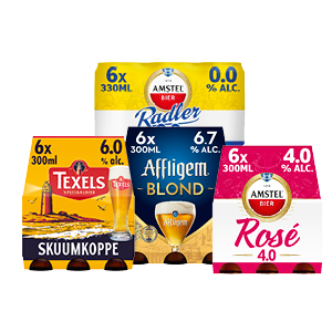 Texels, Affligem, Amstel Radler of Amstel Rosé
