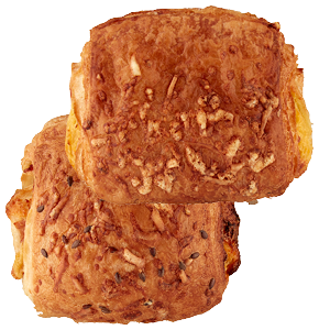 Kaas- of ham kaascroissant