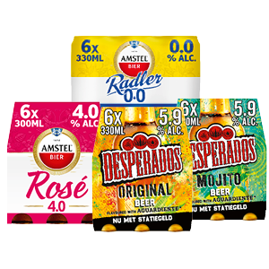 Desperados, Amstel Radler of Amstel Rosé