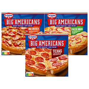 Dr. Oetker Big Americans pizza
