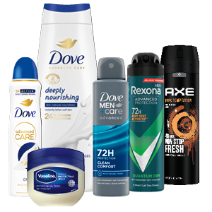 Dove, Axe of Rexona