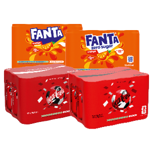 Coca-Cola of Fanta