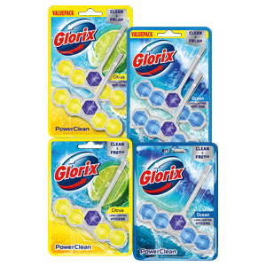 Alle Glorix toiletblokken