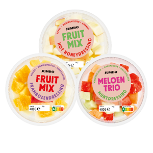 Alle Jumbo fruitmixen met dressing