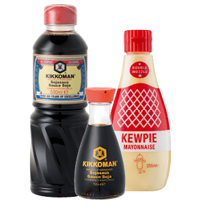 Alle Kikkoman of Kewpie