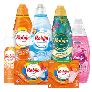 Alle Robijn Klein & Krachtig, wasmiddeldoekjes, capsules, Quickwash of Drywash