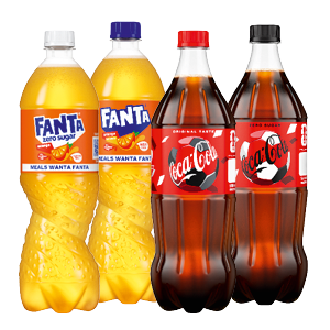 Coca-Cola of Fanta Orange