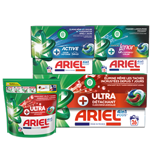 Alle Ariel vloeiblaar+ of pods+