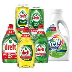 Alle Dreft afwasmiddel of wasmiddel