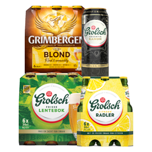 Speciaalbieren van Grolsch, Grolsch Radler of Grimbergen