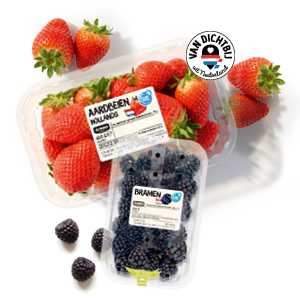 Nederlandse aardbeien of bramen