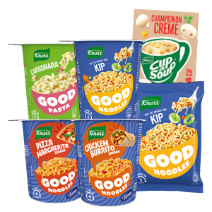 Alle Knorr Cup-a-Soup, Good Pasta, Good Noodles of Good Potatoes
