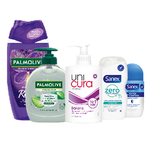 Alle Sanex, Palmolive of Unicura