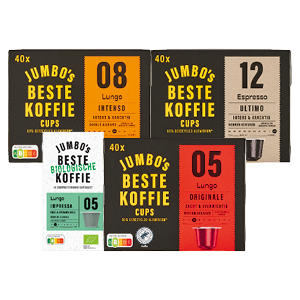 Jumbo's Nespresso koffiecups
