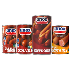 Unox Knaks, Bockworsten, Frankfurters of Hotdogs