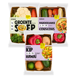 Verspakket kip Hawaï, Marokkaanse couscous of groentesoep